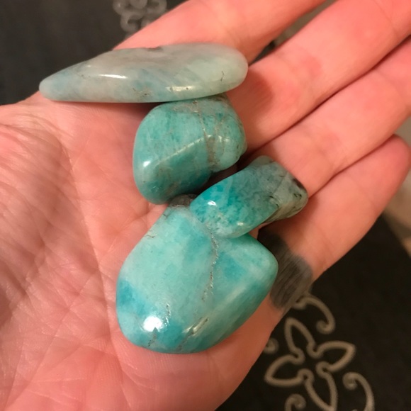 Accessories - 4 pieces of amazonite